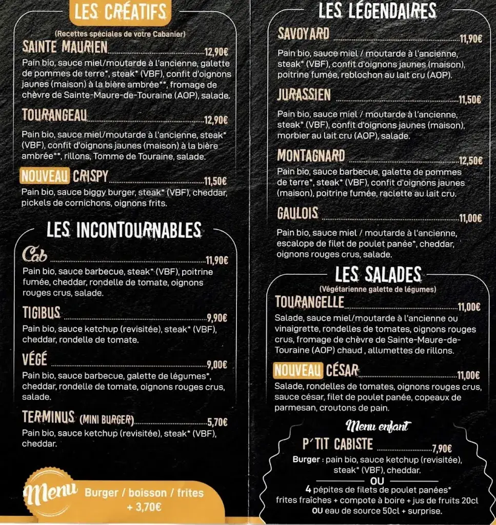 Menu_La Cabane à Burger_Sorigny_image_3
