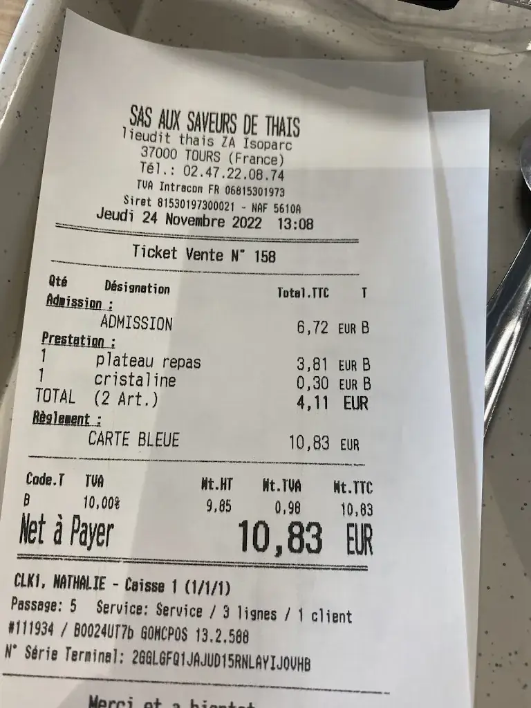 Jennifer Saison_Bistro Gourmand_Sorigny_review