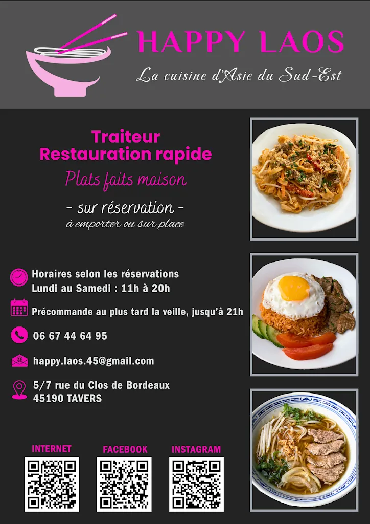 Menu_HAPPY LAOS (Tavers 45) - Cuisine d’Asie du Sud-Est (Précommande au plus tard la veille, jusqu’à 21h)_Tavers_image_3