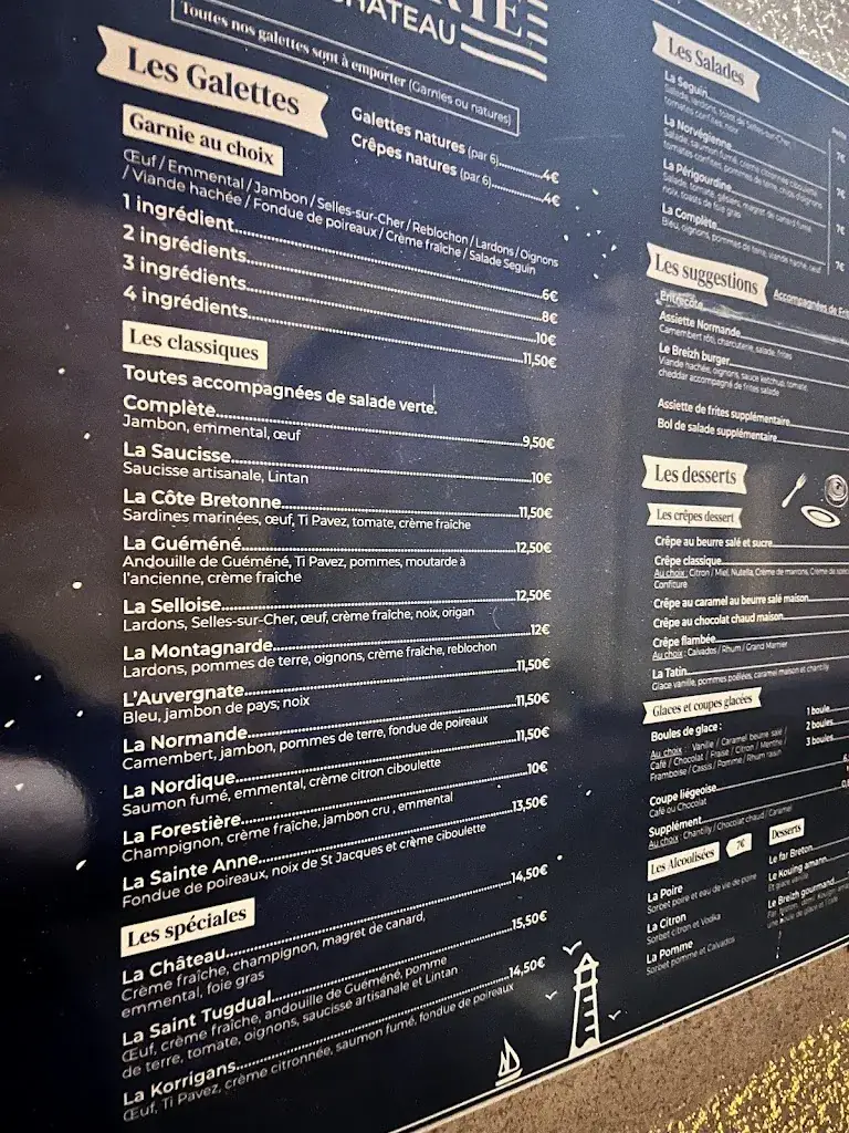Menü_Crêperie du Château_Selles-sur-Cher_Bild_4