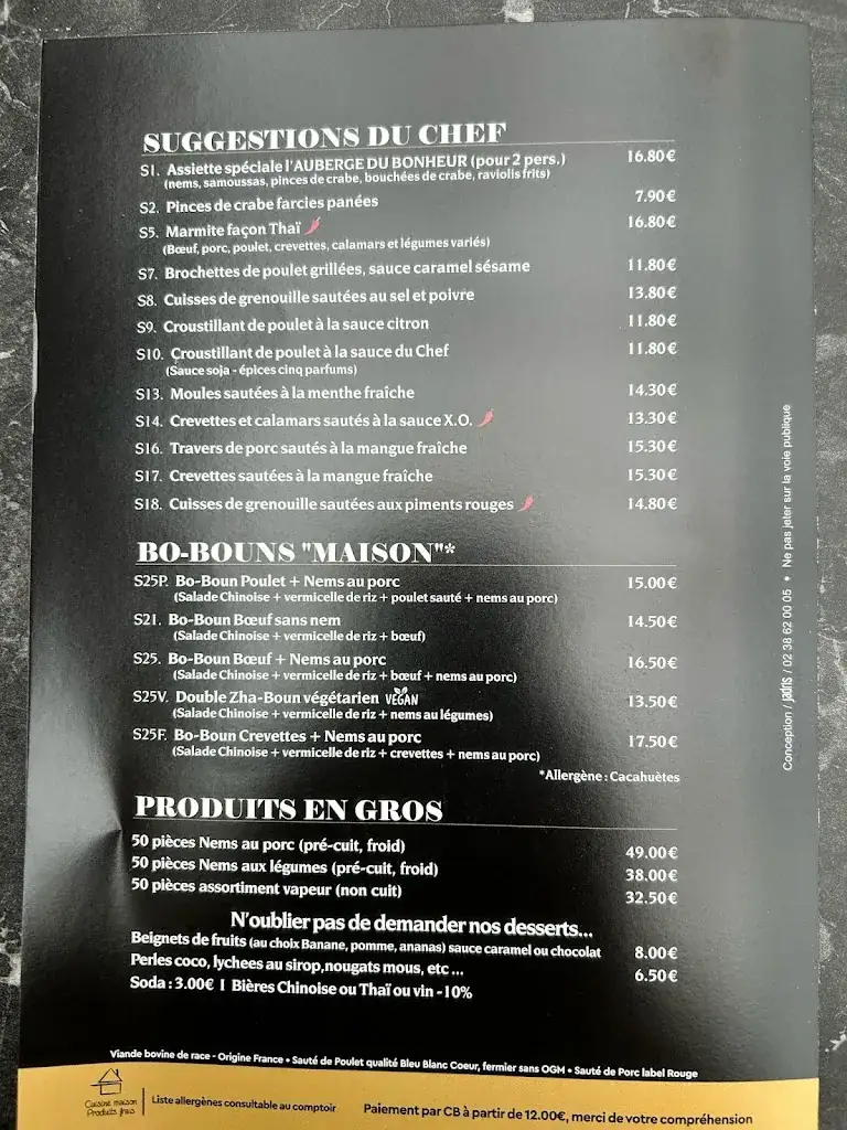 Menu_L'Auberge du Bonheur_Loury_image_2