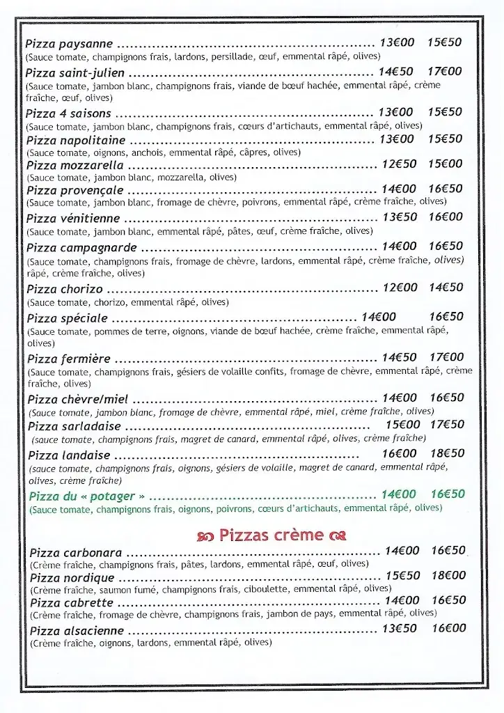 Menu_Pizzeria le Saint Julien_Brioude_image_4