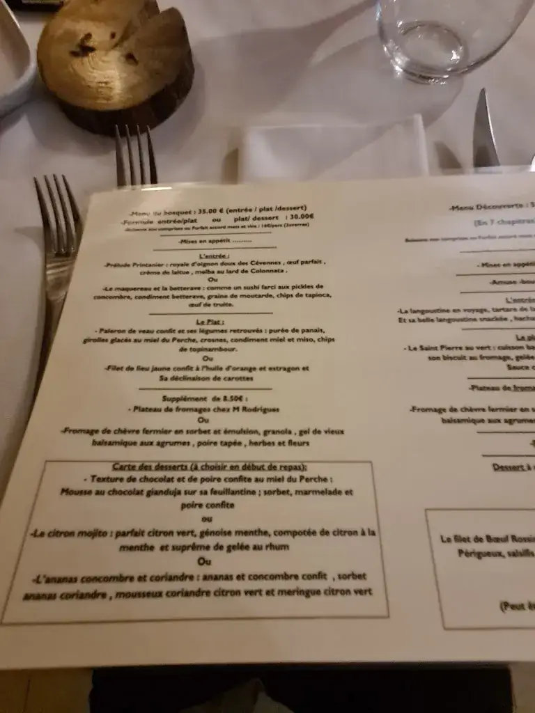 Menu_Restaurant La Forêt_Senonches_image_1