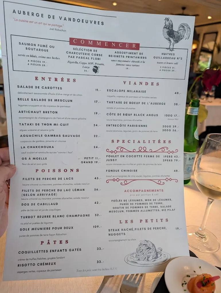 Menu_Auberge de Vandœuvres_Vandœuvres_image_2