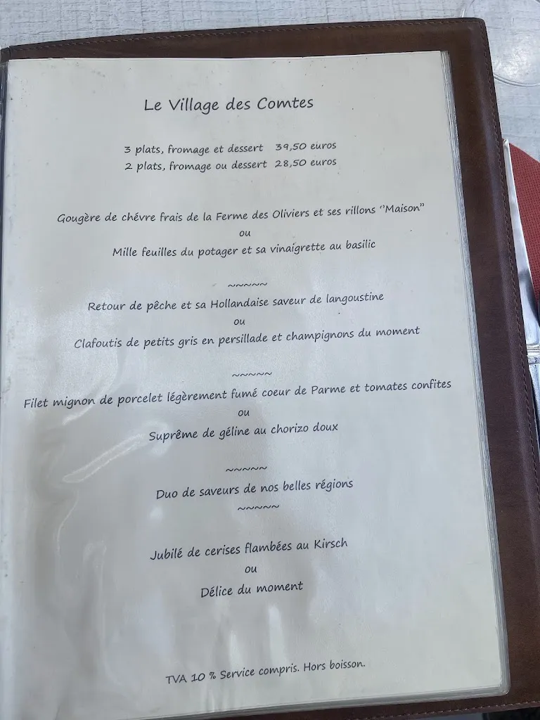 Menu_Restaurant Le Refuge_Orçay_imagen_1