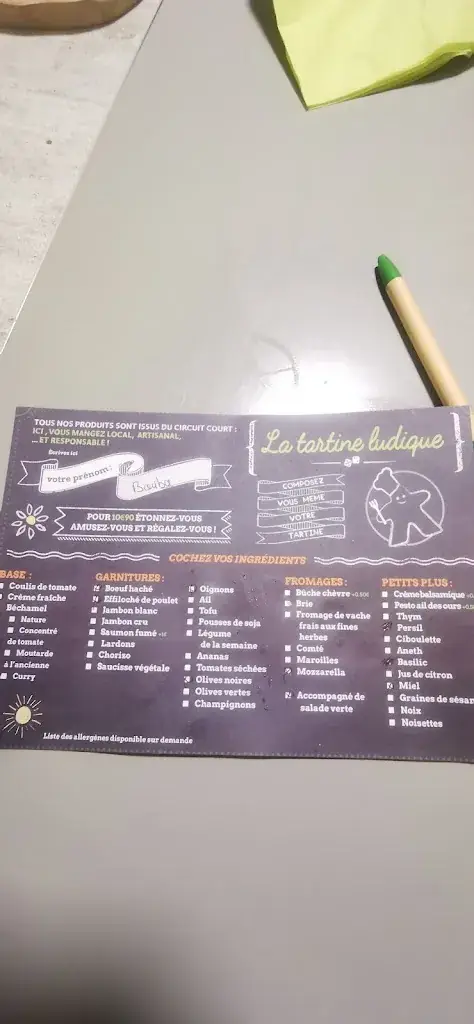 Menu_La Tartine Ludique_Sainte-Geneviève-des-Bois_image_2