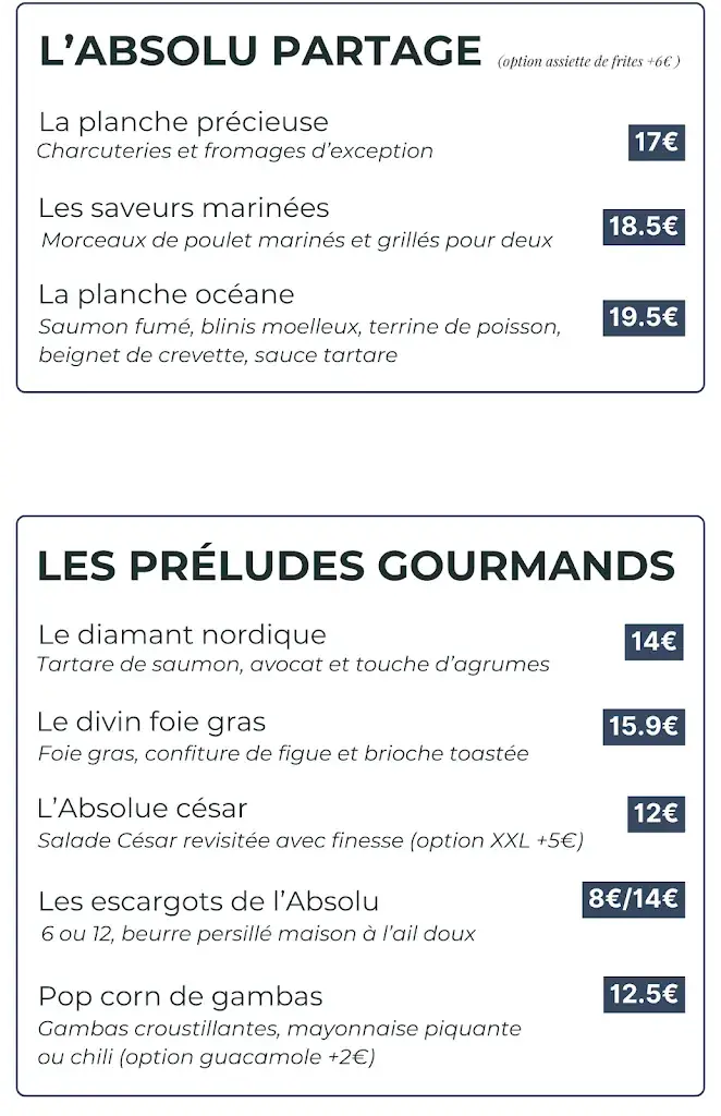 Menu_Restaurant Bar L’Absolu - Sainte-Geneviève-des-Bois_Sainte-Geneviève-des-Bois_imagen_3