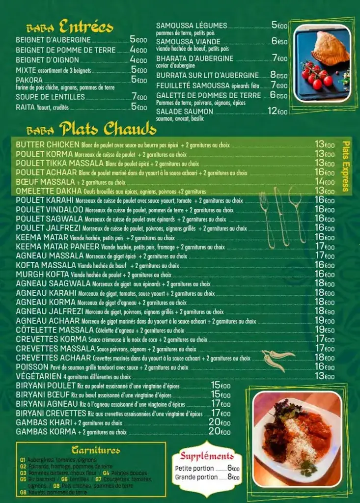 Menu_BABA CHEESE NAAN_Sainte-Geneviève-des-Bois_imagen_1