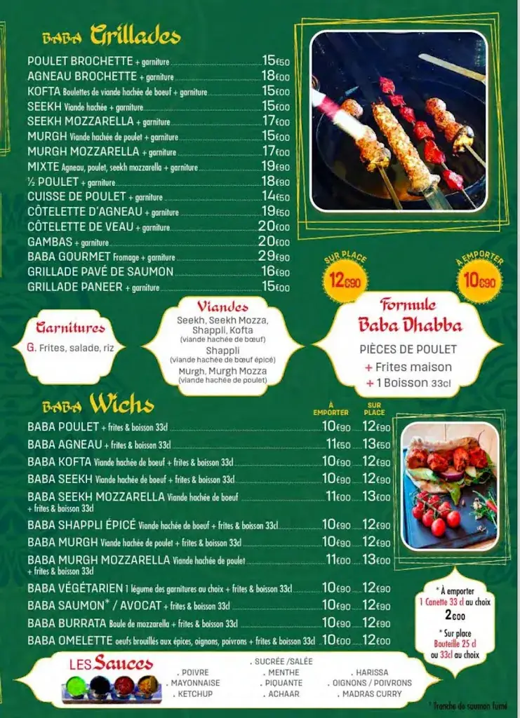 Menu_BABA CHEESE NAAN_Sainte-Geneviève-des-Bois_imagen_3