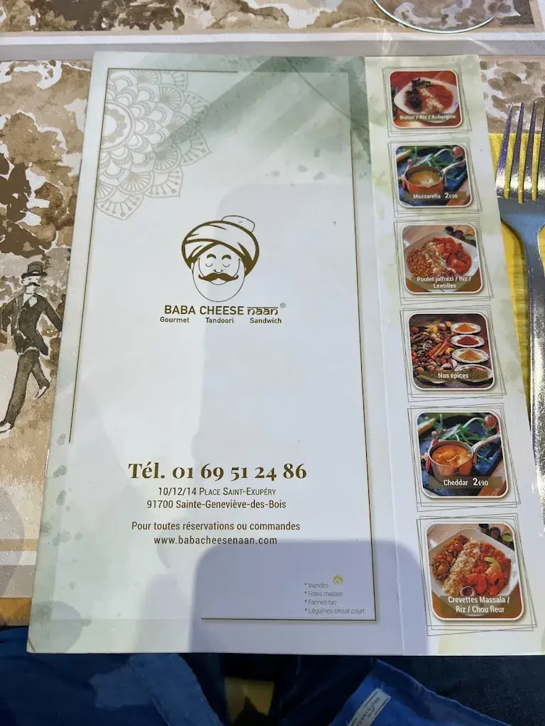 Menu_BABA CHEESE NAAN_Sainte-Geneviève-des-Bois_imagen_4