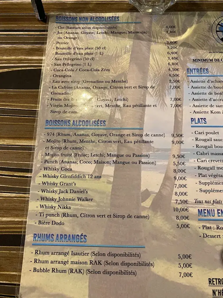 Menu_KOM A LA REUNION_Morsang-sur-Orge_image_1