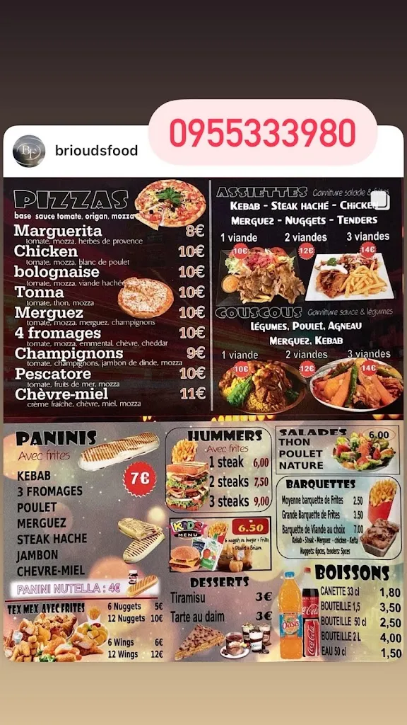 Menu_Brioud's Food_Brioude_image_1