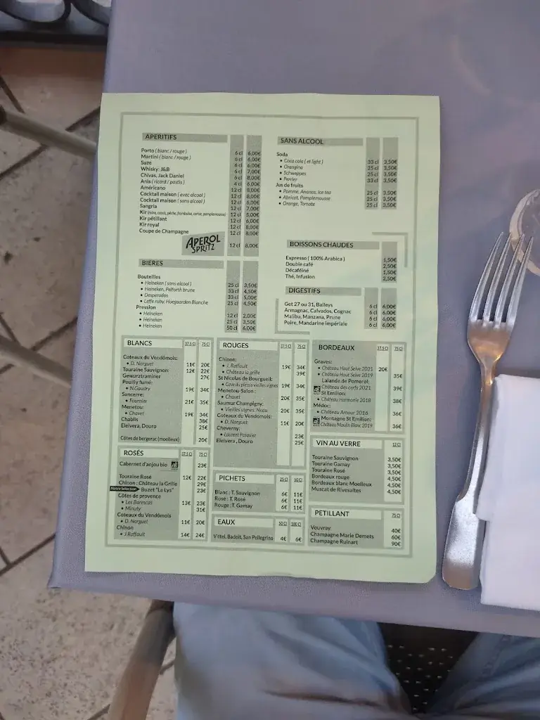 Menu_Le Moulin du Loir_Vendôme_imagen_3