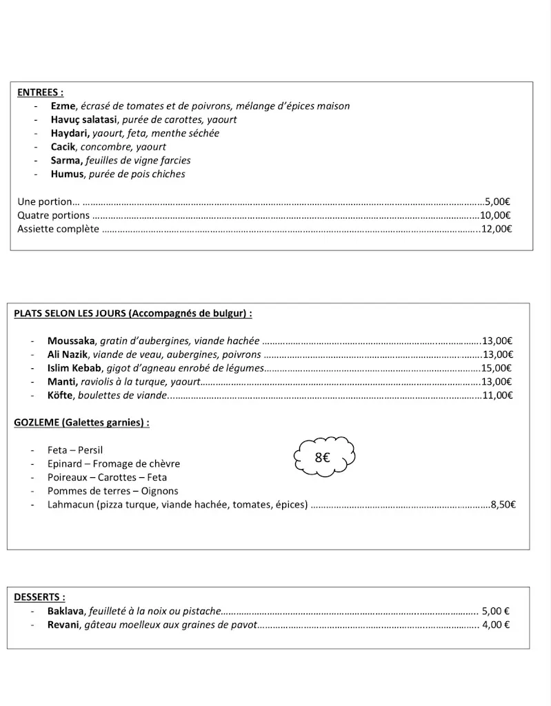 Menu_La Cappadoce_Vendôme_image_1