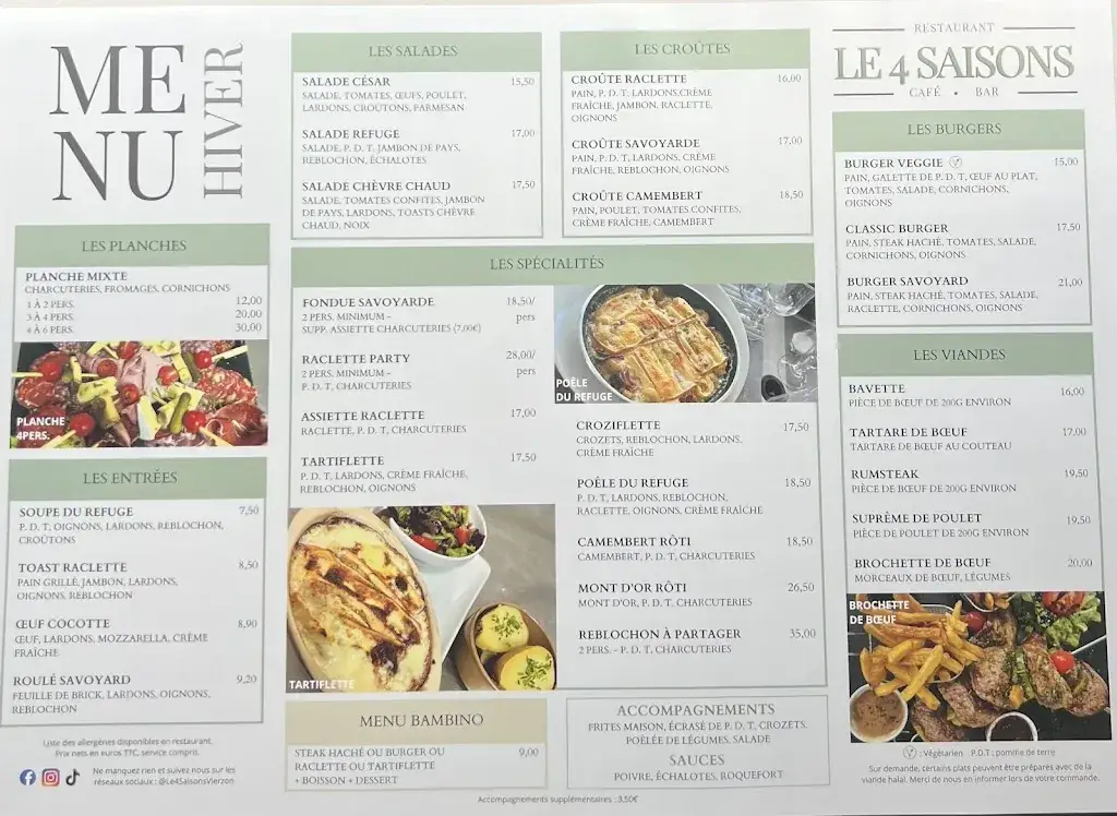 Menu_Restaurant Le 4 Saisons_Vierzon_image_2