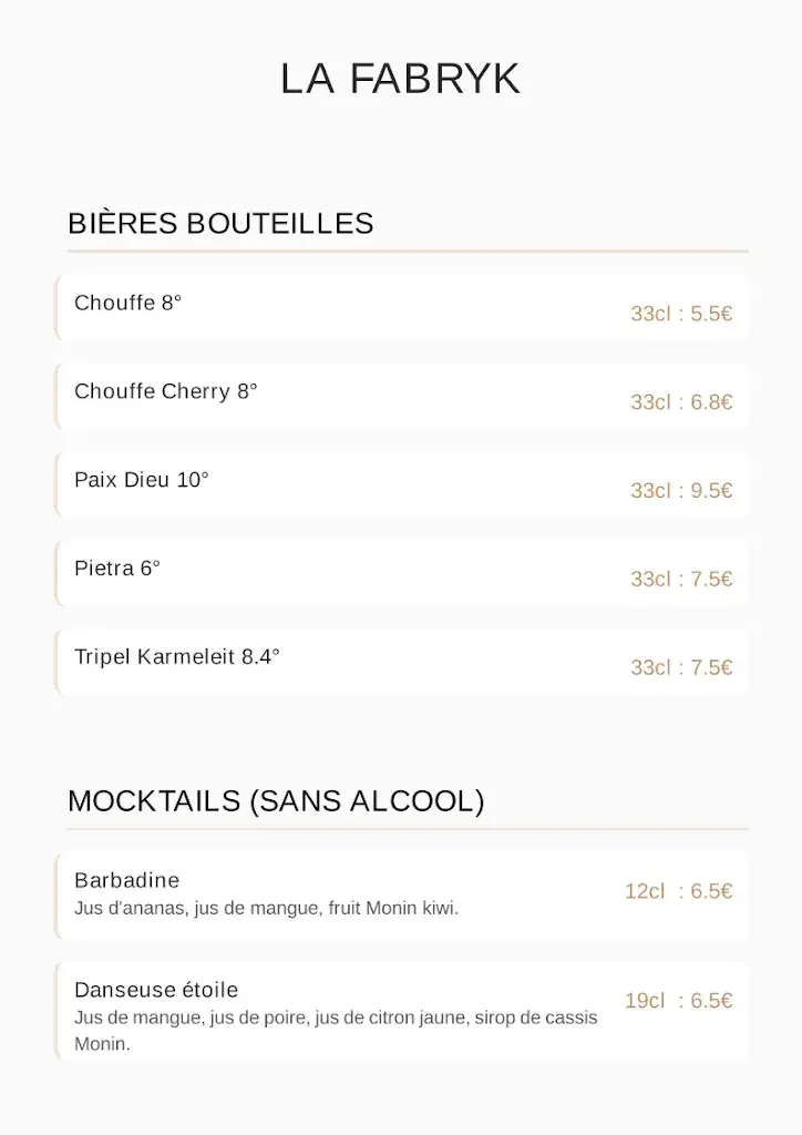 Menü_La Fabryk_Vierzon_Bild_2