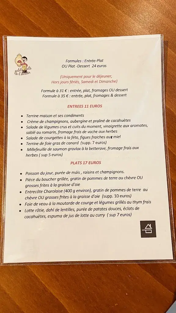 Menü_Les Petits Plats de Célestin_Vierzon_Bild_4