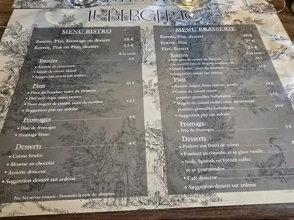 Menu_Le Bergerac Restaurant_Vouzon_image_1