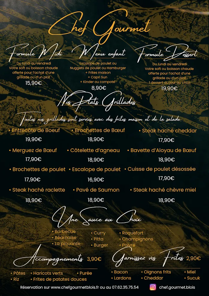 Menu_Chef Gourmet_Blois_image_1