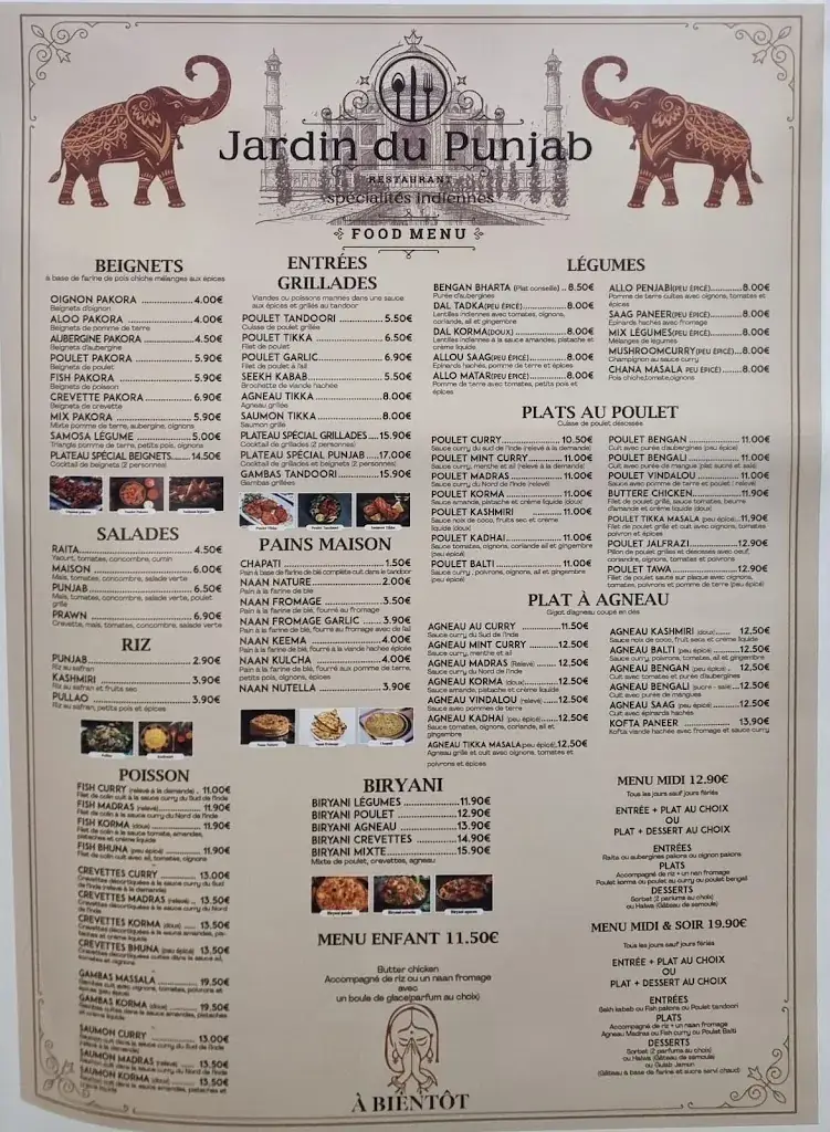 Menu_Jardin du punjab_Vernouillet_image_1