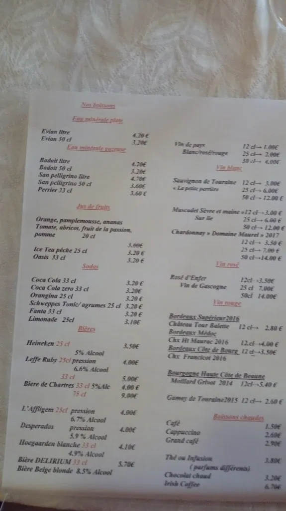 Menu_Restaurant de la Mairie_Vovéens_image_3
