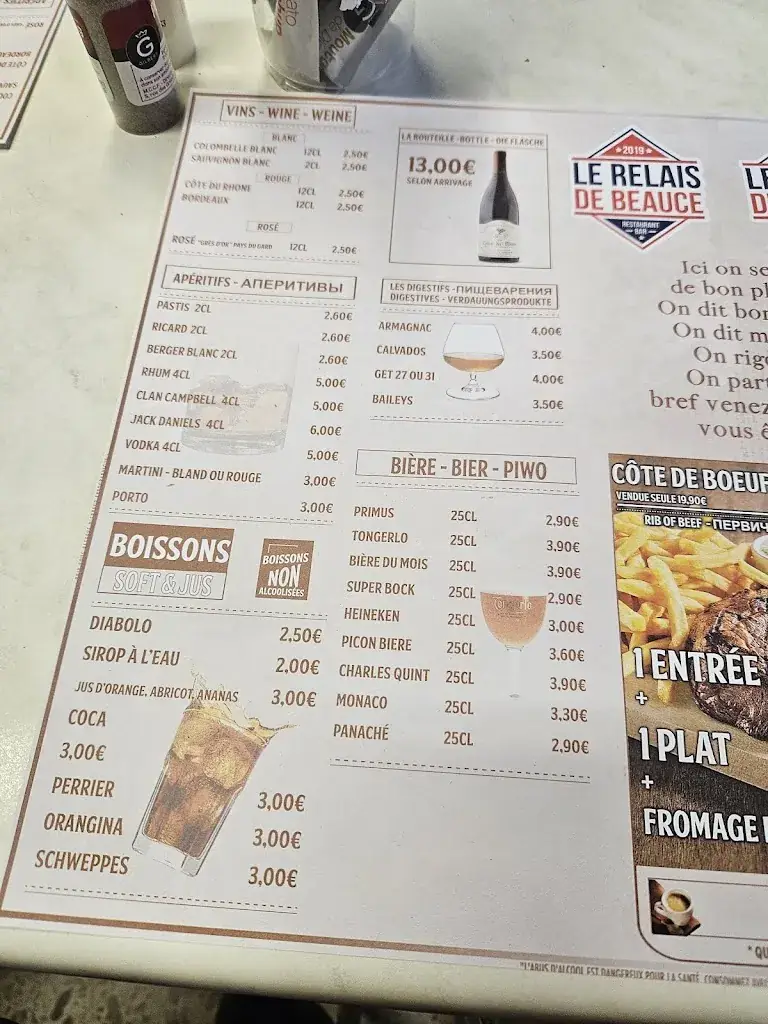 Menu_Relais de beauce_Ymonville_imagen_4