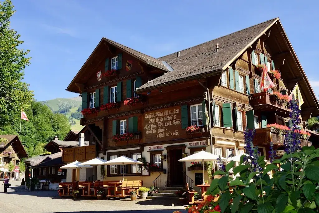 Rössli restaurant in Gstaad