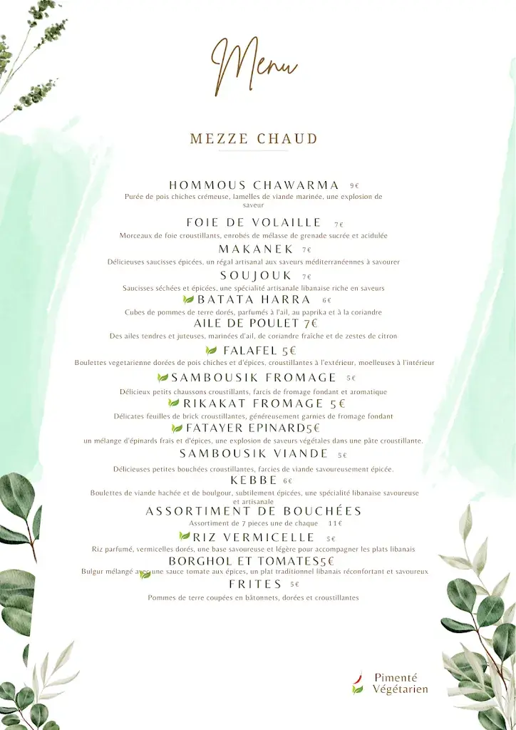 Menü_LES TROYES LIBANAIS_Troyes_Bild_2
