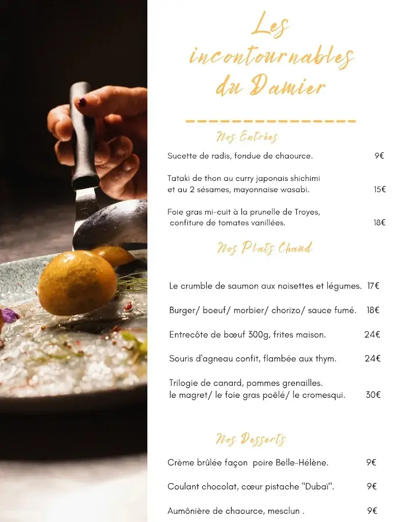 Menu_Le Damier_Troyes_image_2