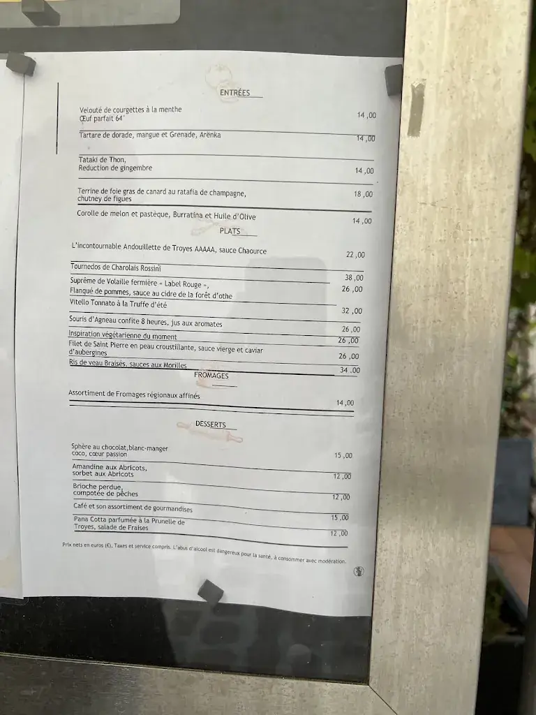 Menu_Pierre & Clement_Troyes_image_1