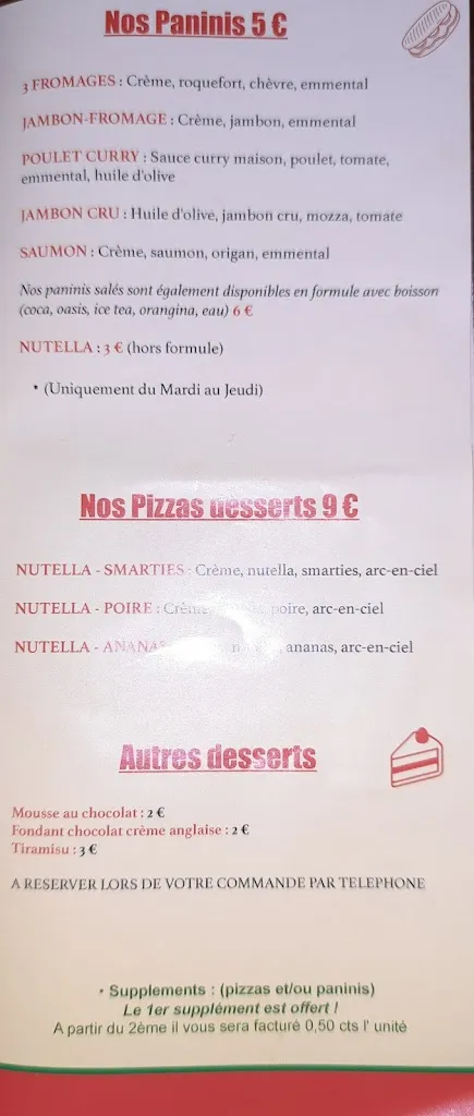 Menu_LA Pizza de chalamont_Chalamont_image_1