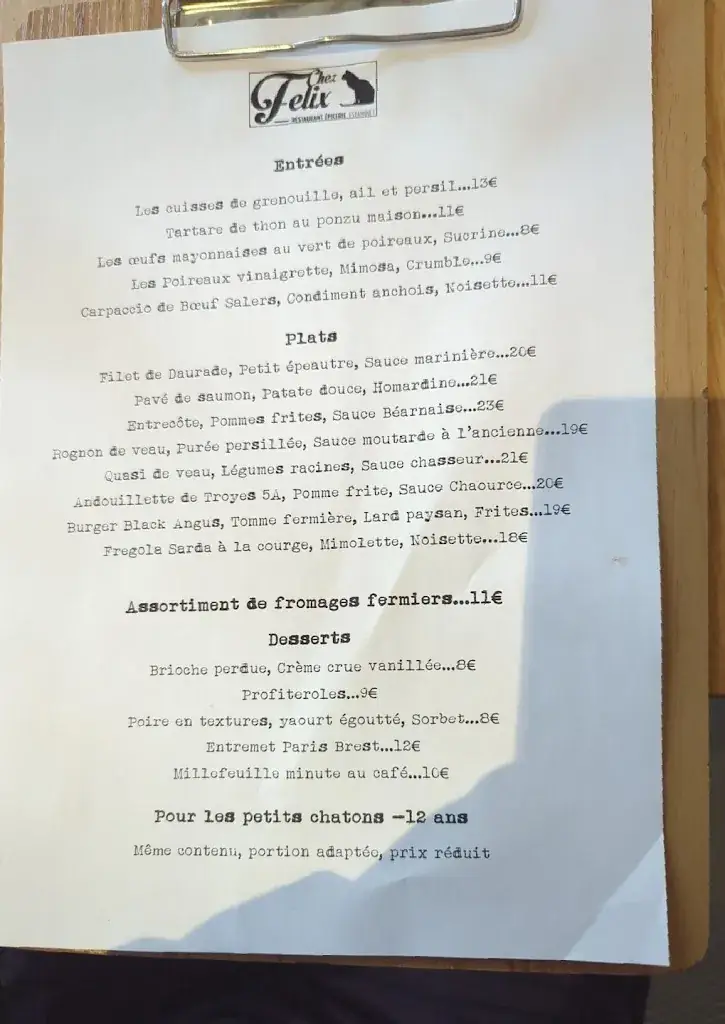 Menu_Chez Felix_Troyes_image_2