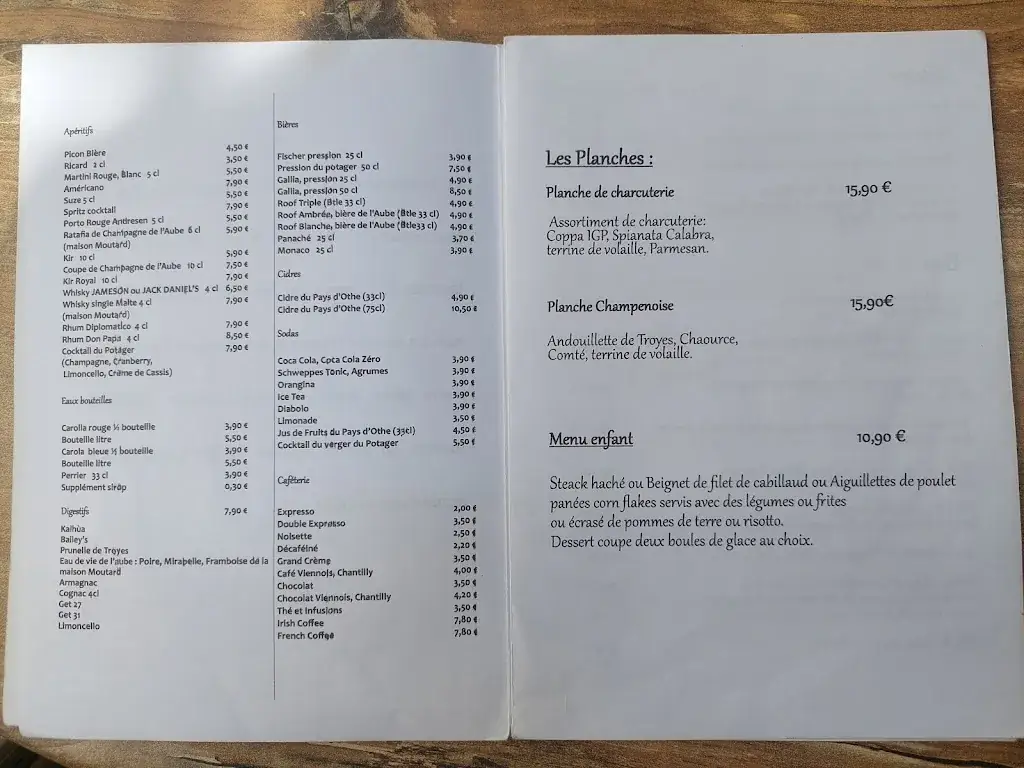 Menü_La Fille du Potager_Troyes_Bild_3