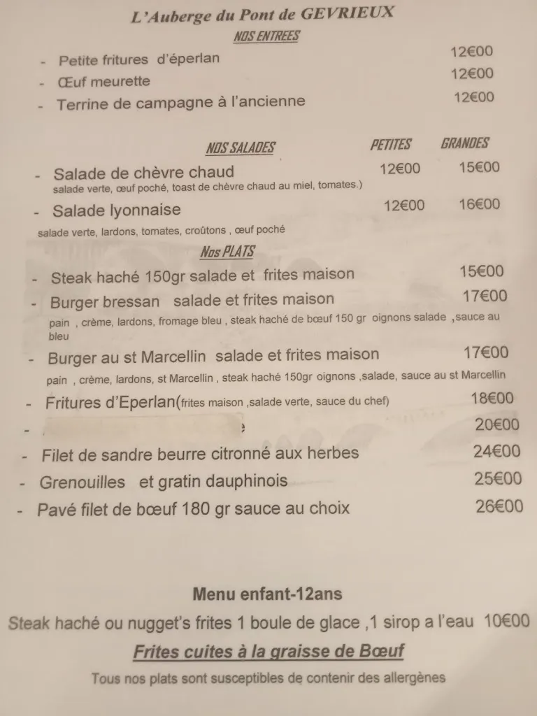Menu_Auberge du Pont de Gévrieux_Châtillon-la-Palud_image_1