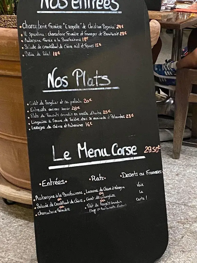 Menu_Restaurant Le Fondago_Bonifacio_image_4