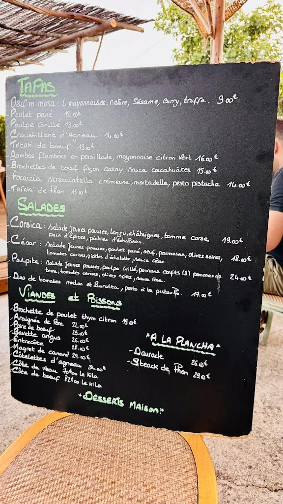 Menu_Le Fort Restaurant_Aléria_image_1