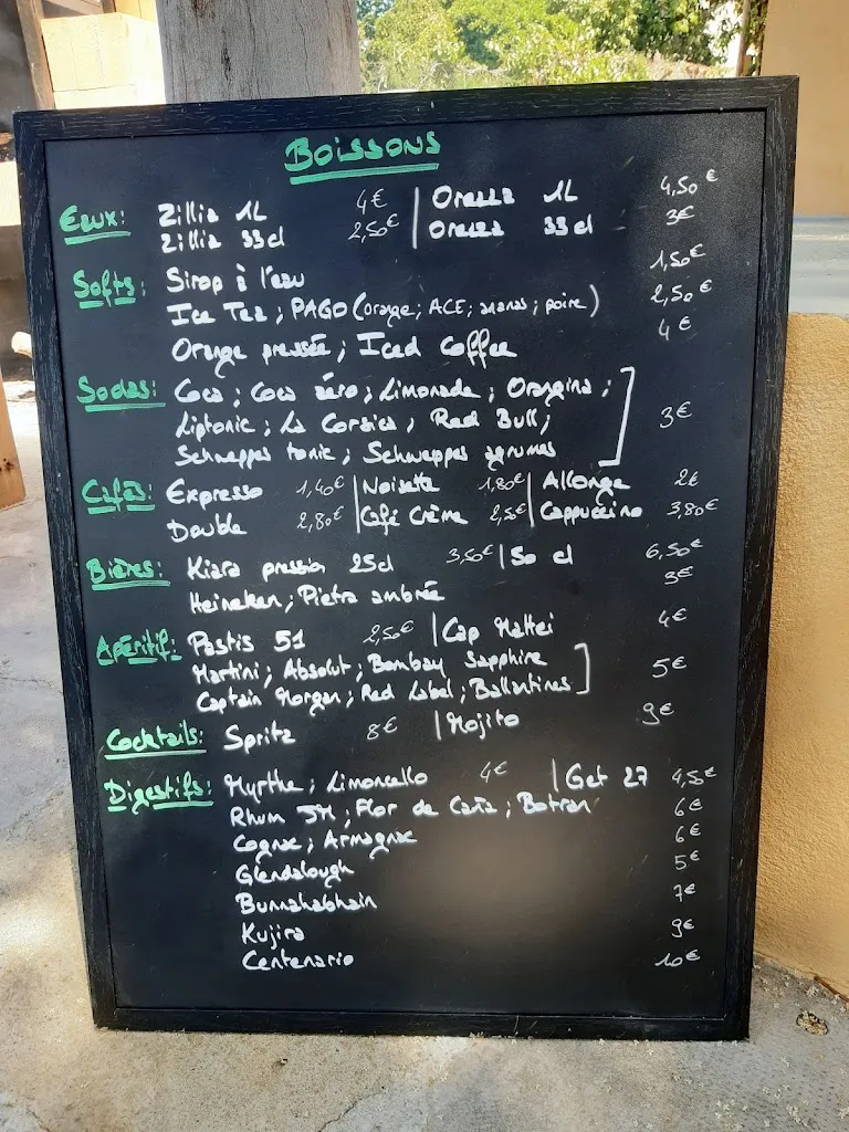Menu_Le Fort Restaurant_Aléria_image_4