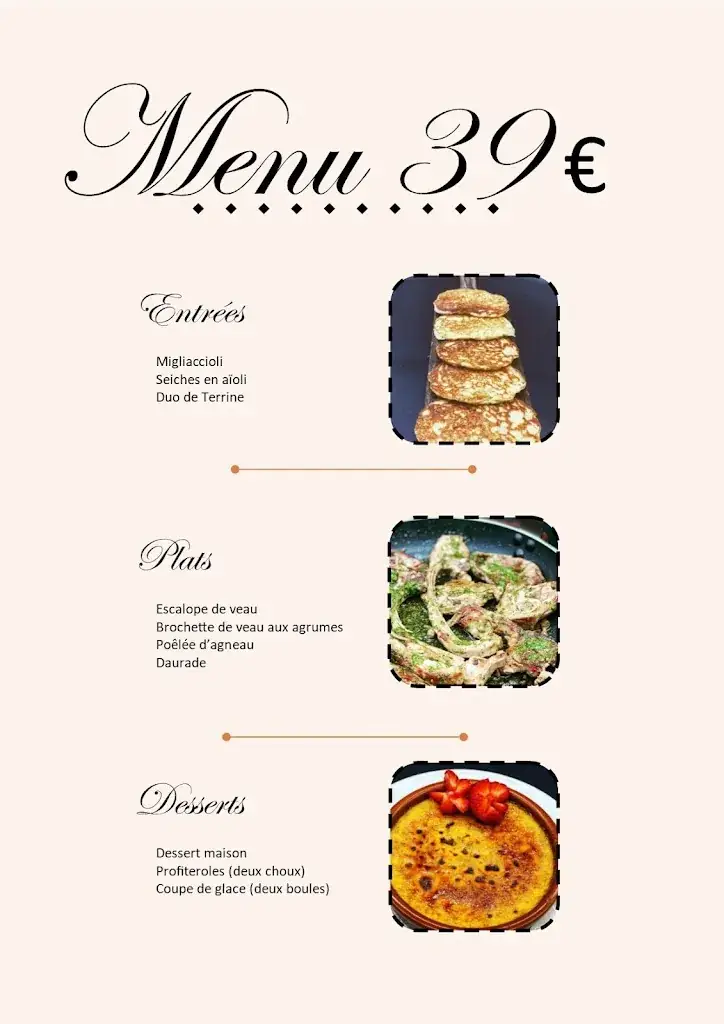 Menu_Restaurant L'Écurie_Aléria_image_1