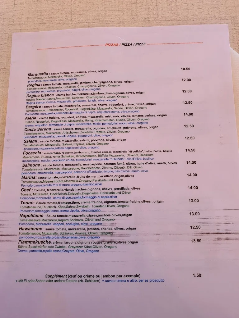 Menu_RESTAURANT Camping CAPFUN Marina d'Aleria_Aléria_image_1