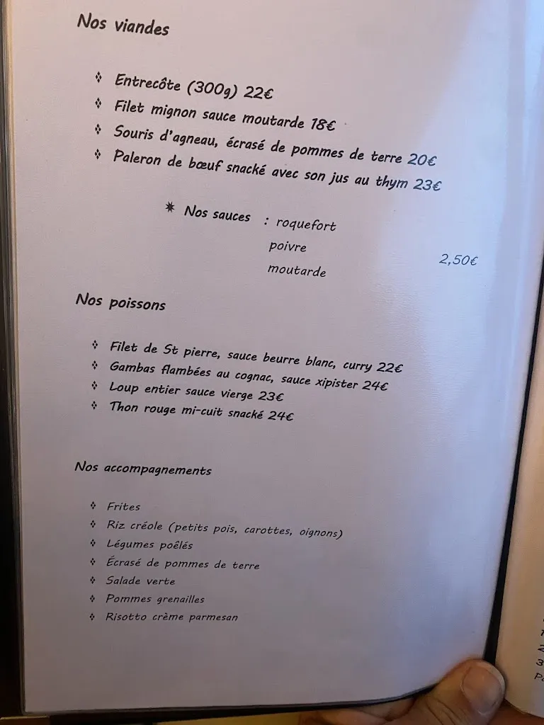 Menu_RESTAURANT Camping CAPFUN Marina d'Aleria_Aléria_image_4