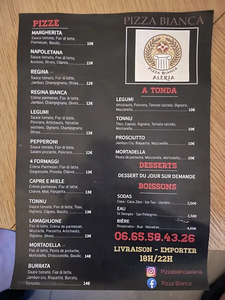 Menu_Pizza Bianca_Aléria_image_3