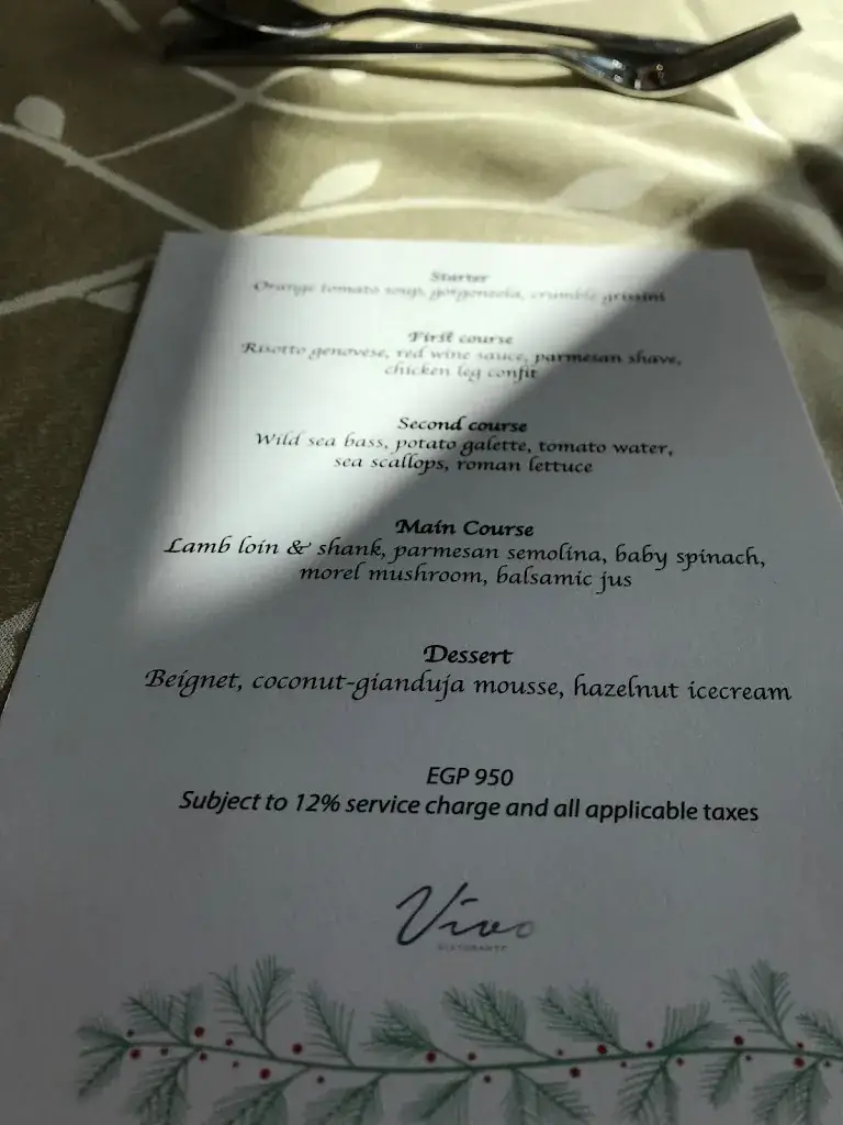 Menu_Vivo-the nile Ritz-Carlton_Egypt_image_2