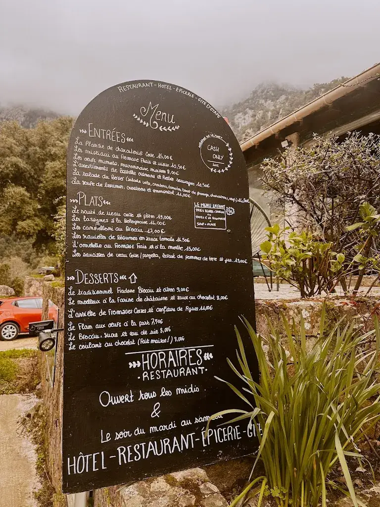 Menu_AUBERGE DE LA FORET_Calenzana_imagen_1