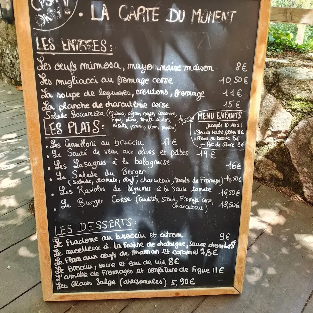 Menu_AUBERGE DE LA FORET_Calenzana_imagen_4