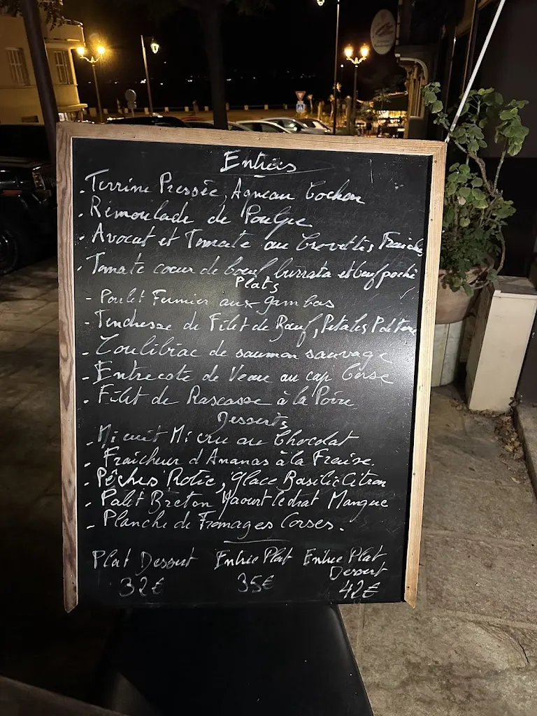 Menu_Le Bistrot Gourmand_Ajaccio_immagine_1