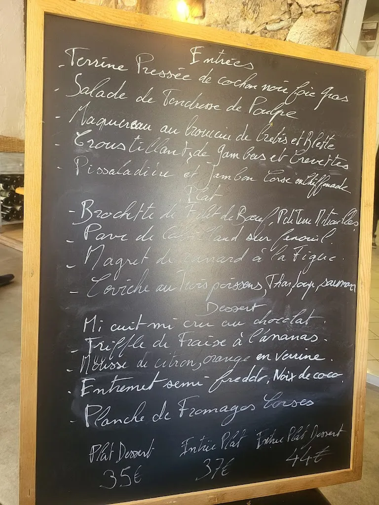 Menu_Le Bistrot Gourmand_Ajaccio_immagine_3