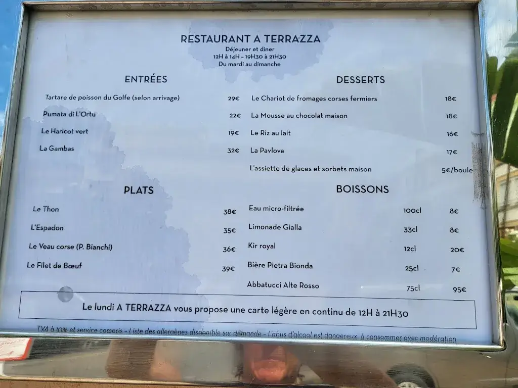 Menu_A Terrazza_Ajaccio_image_1