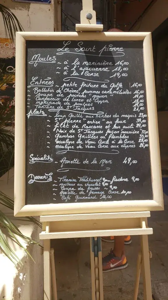 Menu_Restaurant Le Saint Pierre_Ajaccio_image_4