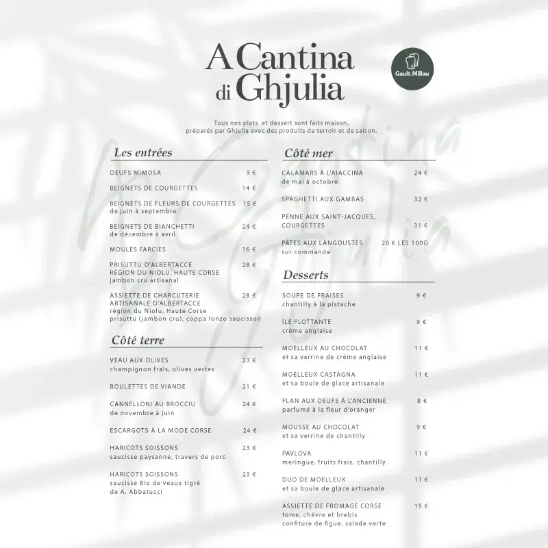 Menu_A Cantina Di Ghjulia_Ajaccio_image_1