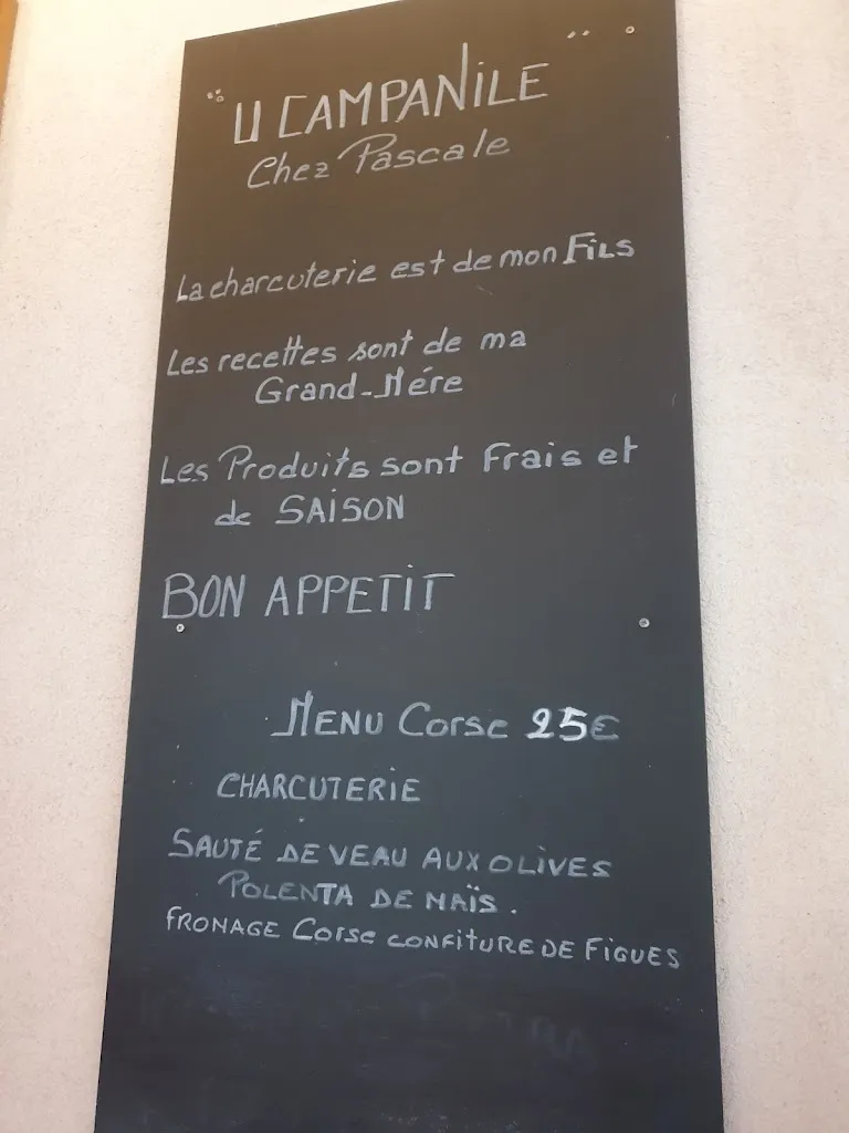 Menu_U Campanile - Chez Pascale_Ajaccio_image_3